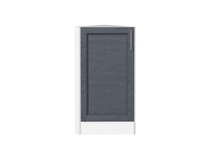 Шкаф нижний торцевой Сканди 300 (прав.) Graphite Softwood / Белый