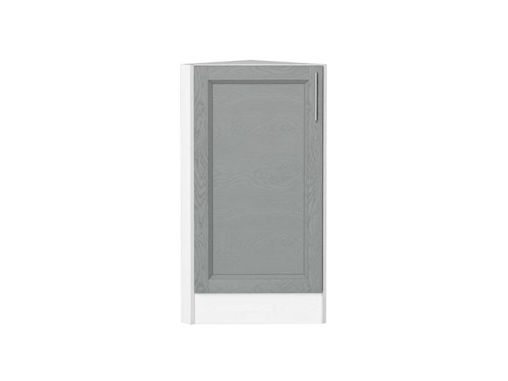 Шкаф нижний торцевой Сканди 300 (прав.) Grey Softwood / Белый