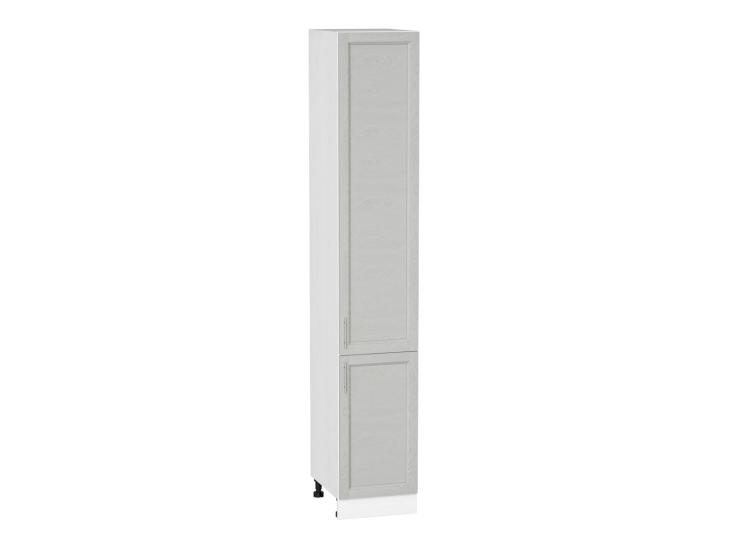 Шкаф пенал Сканди 400Н (для верхних шкафов 920) Cappuccino Softwood / Белый