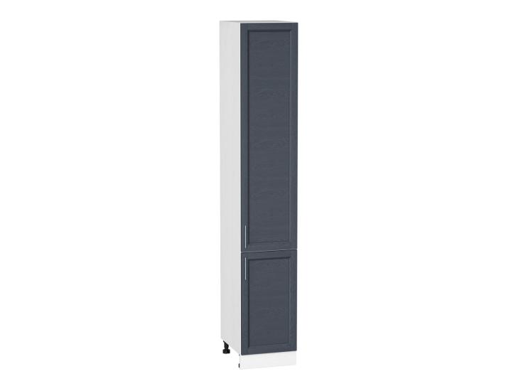 Шкаф пенал Сканди 400Н (для верхних шкафов 920) Graphite Softwood / Белый