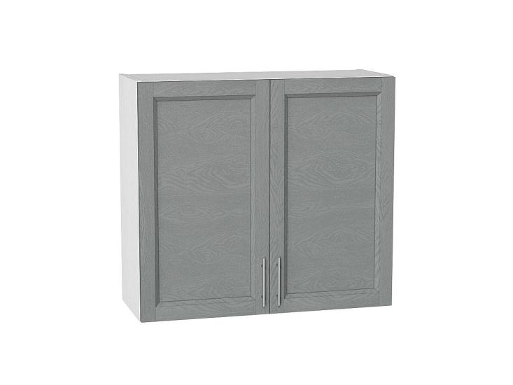 Шкаф верхний Сканди 800 Grey Softwood / Белый