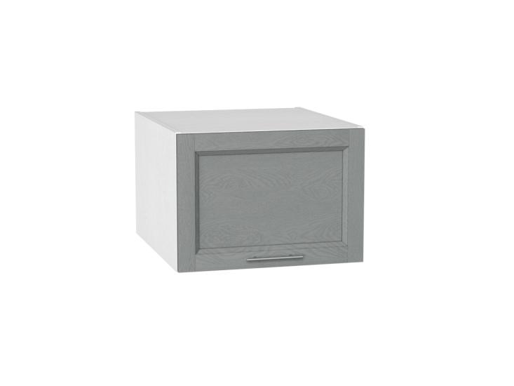 Шкаф верхний горизонтальный с увеличенной глубиной Сканди 510 Grey Softwood / Белый