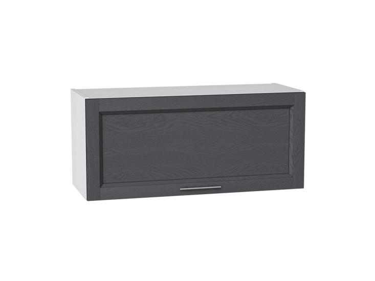 Шкаф верхний горизонтальный Сканди 800 Graphite Softwood / Белый