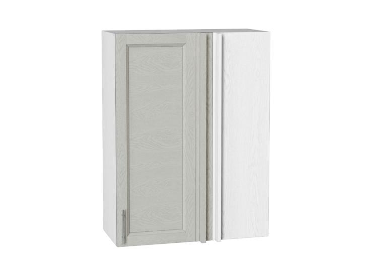 Шкаф верхний прямой угловой Сканди 700Н Cappuccino Softwood / Белый