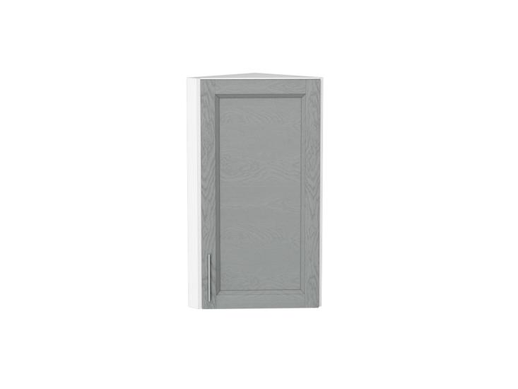 Шкаф верхний торцевой Сканди 300 Grey Softwood / Белый