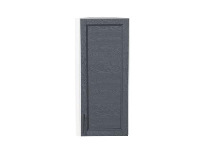 Шкаф верхний торцевой Сканди 300Н Graphite Softwood / Белый
