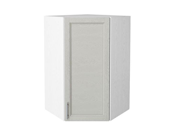 Шкаф верхний угловой Сканди 590Н Cappuccino Softwood / Белый