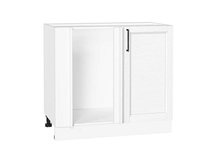 Шкаф нижний угловой Сканди 990М White Silkwood / Белый