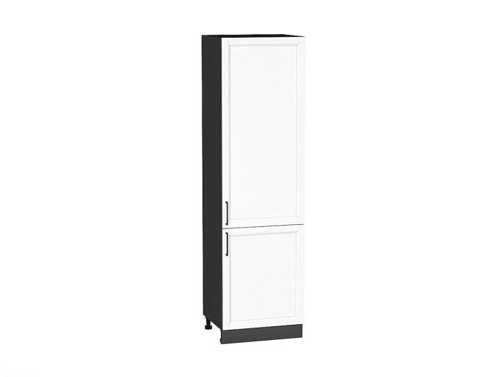 Шкаф пенал Сканди 600 (для верхних шкафов 720) White Silkwood / Graphite