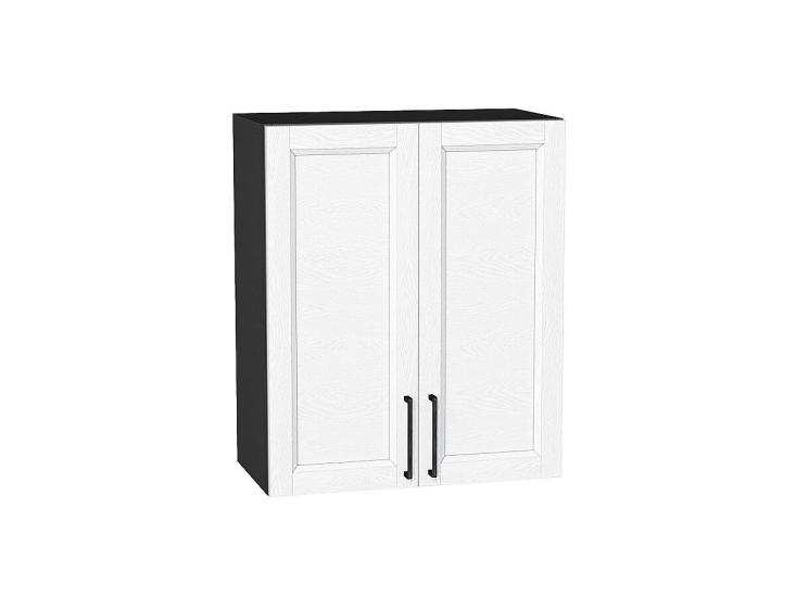 Шкаф верхний Сканди 600 White Silkwood / Graphite
