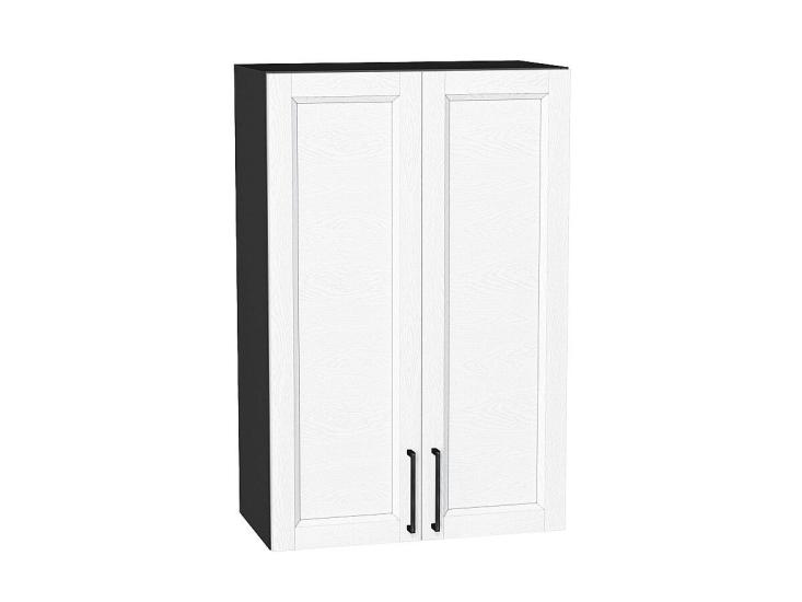 Шкаф верхний Сканди 600Н White Silkwood / Graphite