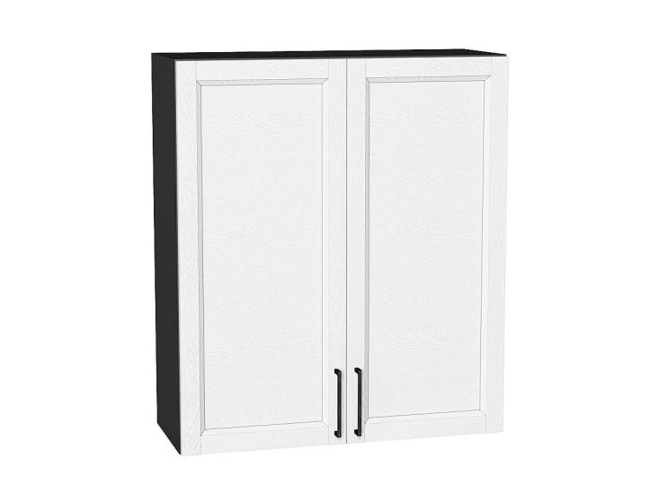 Шкаф верхний Сканди 800Н White Silkwood / Graphite