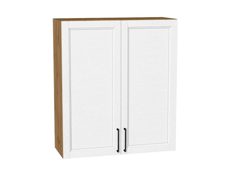 Шкаф верхний Сканди 800Н White Silkwood / Дуб Вотан