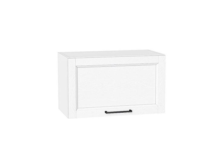 Шкаф верхний горизонтальный Сканди 600 White Silkwood / Белый