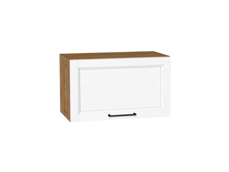 Шкаф верхний горизонтальный Сканди 600 White Silkwood / Дуб Вотан