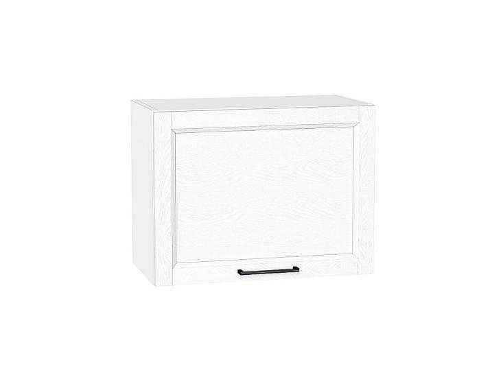 Шкаф верхний горизонтальный Сканди 600Н White Silkwood / Белый