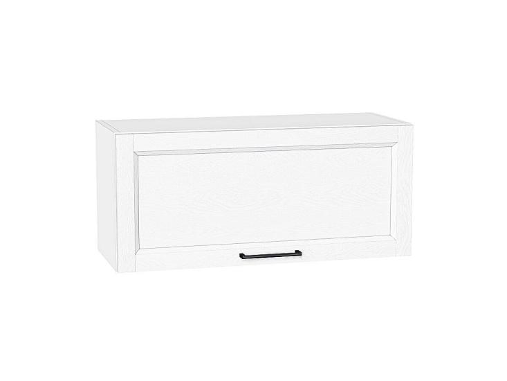 Шкаф верхний горизонтальный Сканди 800 White Silkwood / Белый