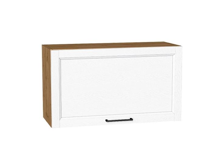 Шкаф верхний горизонтальный Сканди 800Н White Silkwood / Дуб Вотан