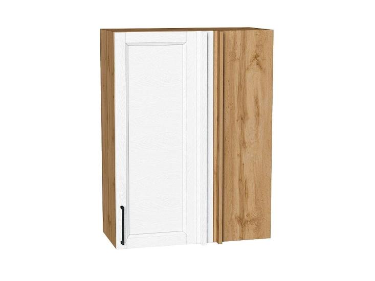 Шкаф верхний прямой угловой Сканди 700Н White Silkwood / Дуб Вотан