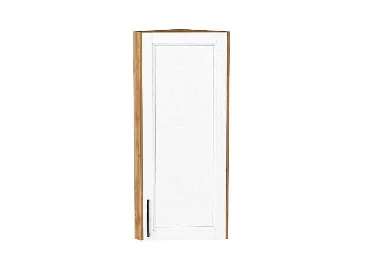 Шкаф верхний торцевой Сканди 300Н White Silkwood / Дуб Вотан