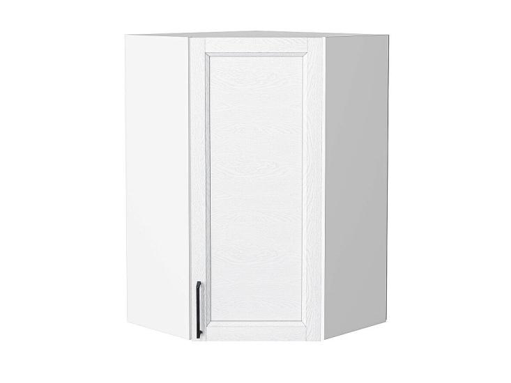 Шкаф верхний угловой Сканди 590Н White Silkwood / Белый