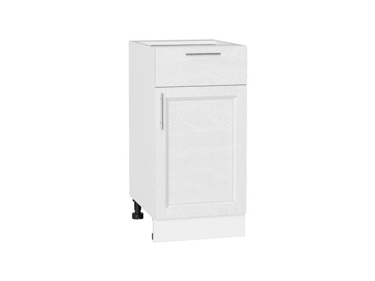 Шкаф нижний с 1 ящиком Сканди 400 White Softwood / Белый