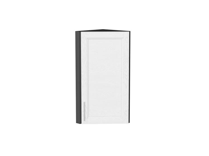Шкаф верхний торцевой Сканди 300 White Softwood / Graphite