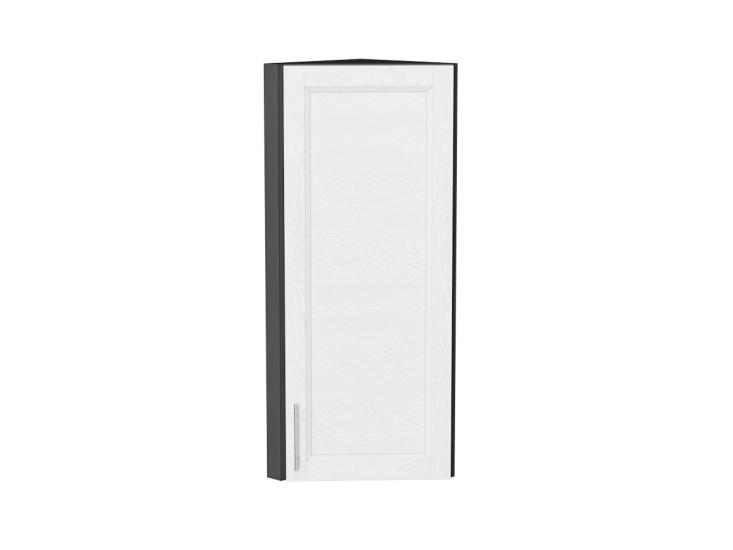 Шкаф верхний торцевой Сканди 300Н White Softwood / Graphite