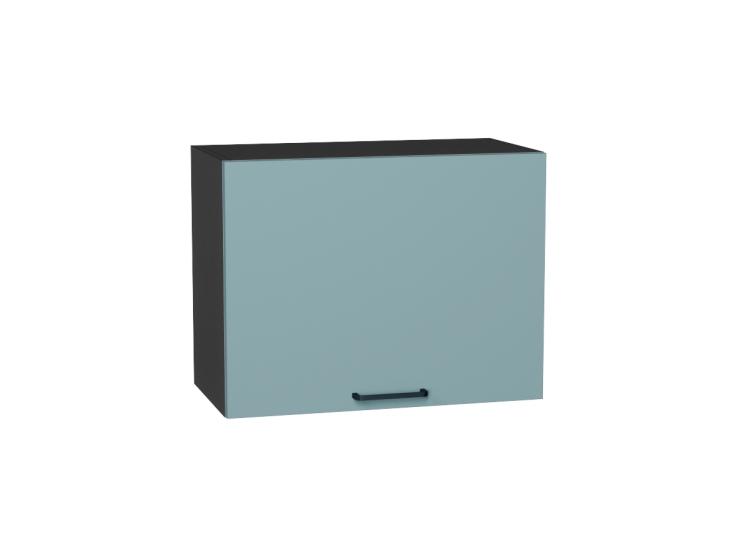 Шкаф верхний горизонтальный Флэт 600Н Grey-green In 2S / Graphite