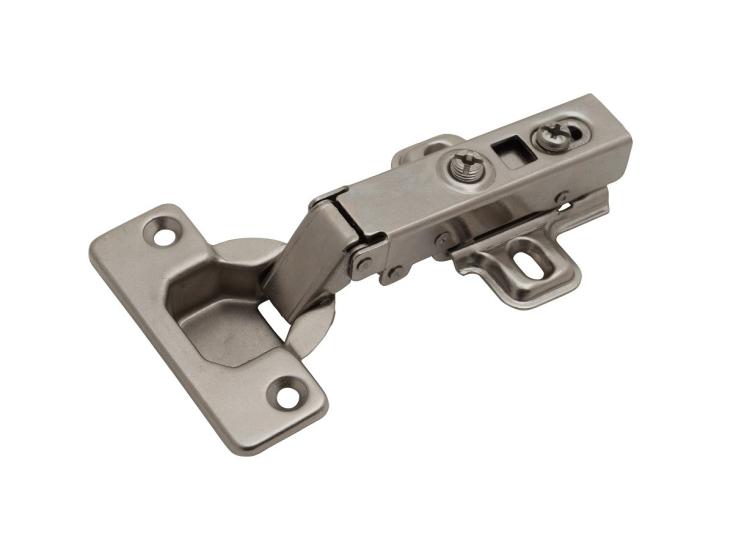 Петля Clip-on накладная с амортизатором D35 90° (с отв. планкой, угол откр. 110°)