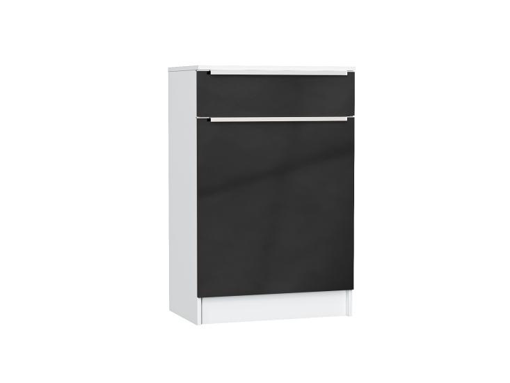 Тумба Стиль ТБ-601 с ящиком Anthracite / Белый