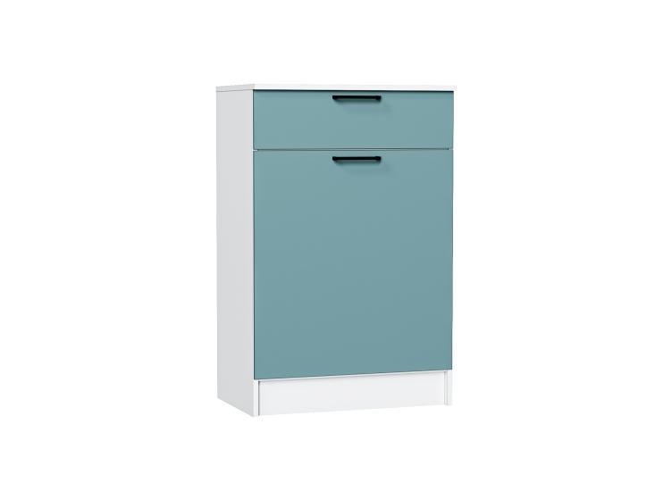 Тумба Стиль ТБ-601 с ящиком Grey-green In 2S / Белый