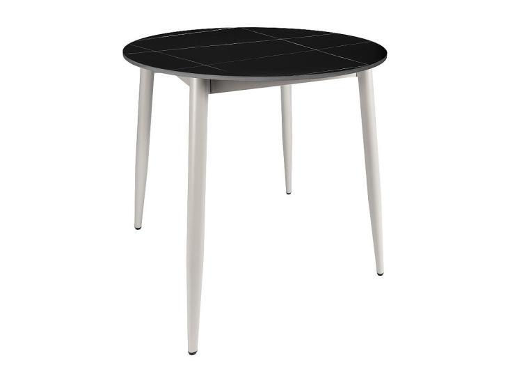 Стол круглый Uni-Form-R.2B SGrey / Black Matt Laurent