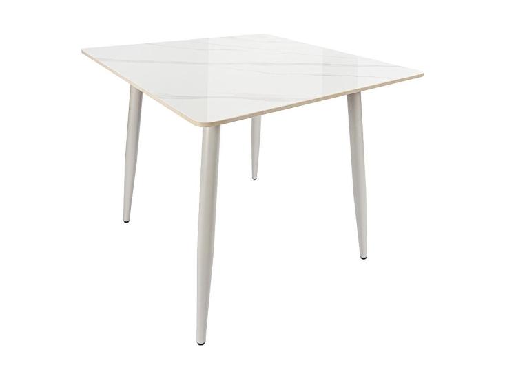 Стол квадратный Uni-Form-S.2B SGrey / White Gloss Marble