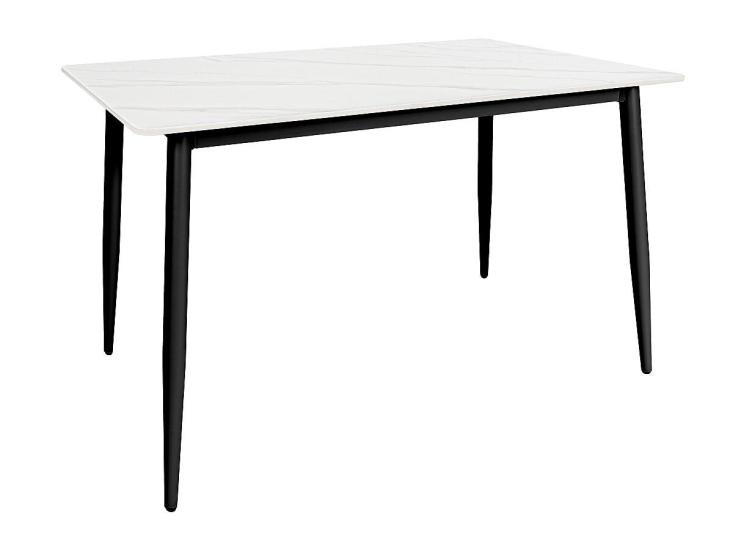 Стол прямоугольный Uni-Form-S2.2B SBlack / White Matt Marble