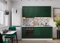 Кухня Дублин-01 Special Green / Белый
