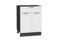 Шкаф нижний с 1 ящиком Барселона 601М Белый / Graphite