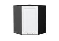 Шкаф верхний угловой Барселона 590 Белый / Graphite