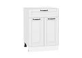 Шкаф нижний с 1 ящиком Дублин 601М Special White / Белый
