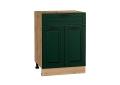 Шкаф нижний с 1 ящиком Дублин 601М Special Green / Дуб вотан