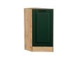 Шкаф нижний торцевой Дублин 300 (прав.) Special Green / Дуб вотан