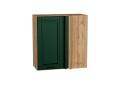 Шкаф верхний прямой угловой Дублин 700 Special Green / Дуб вотан