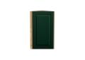 Шкаф верхний торцевой Дублин 300 Special Green / Дуб вотан