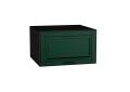 Шкаф верхний горизонтальный с увеличенной глубиной Дублин 610 Special Green / Graphite