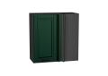 Шкаф верхний прямой угловой Дублин 700 Special Green / Graphite