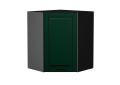Шкаф верхний угловой Дублин 590 Special Green / Graphite