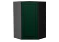 Шкаф верхний угловой Дублин 590Н Special Green / Graphite