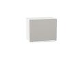 Шкаф верхний горизонтальный Фьюжн 450 Silky Light Grey / Белый