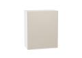 Шкаф верхний Фьюжн 600М Cream Silk / Белый