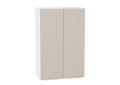 Шкаф верхний Фьюжн 600Н Cream Silk / Белый